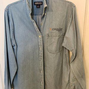 Cingular Wireless logo shirt by Lands End